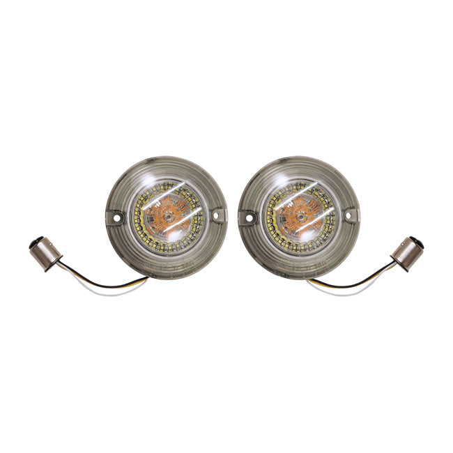 Custom Dyn. Probeam® flat style Dynamic Ringz LED inserts TURN SIGNALS INSERTS Custom Dynamics