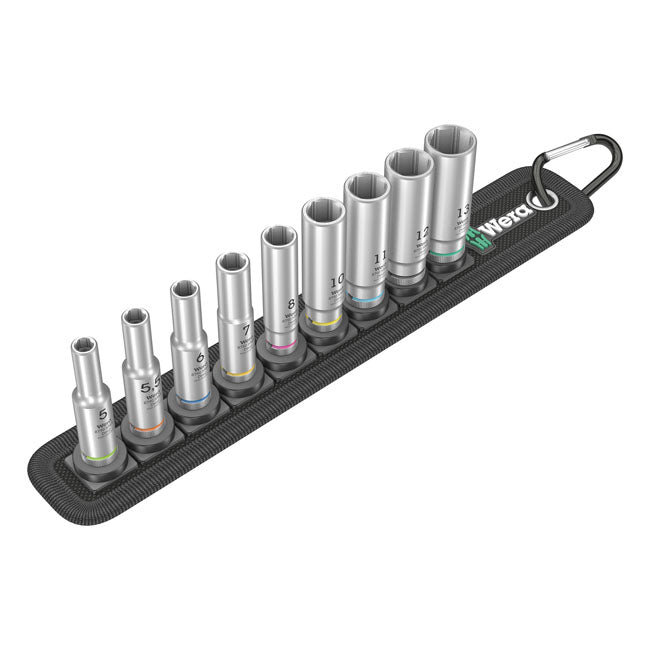 Wera, socket belt with hex deep sockets - Metric WORKSHOP MISC Wera