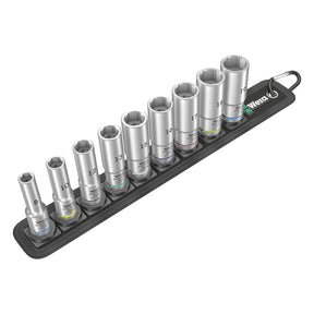 Wera, socket belt with hex deep sockets - Metric WORKSHOP MISC Wera