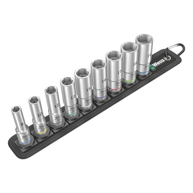 Wera, socket belt with hex deep sockets - Metric WORKSHOP MISC Wera