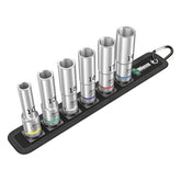 Wera, socket belt with 1/2" drive hex deep sockets - Metric WORKSHOP MISC Wera