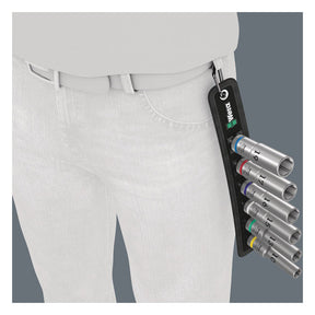 Wera, socket belt with 1/2" drive hex deep sockets - Metric WORKSHOP MISC Wera