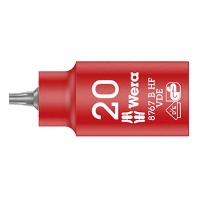 Wera HF Torx bit socket, insulated, size TX20 WORKSHOP MISC Wera