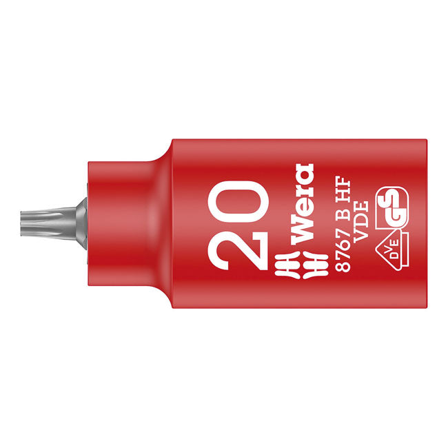 Wera HF Torx bit socket, insulated, size TX20 WORKSHOP MISC Wera