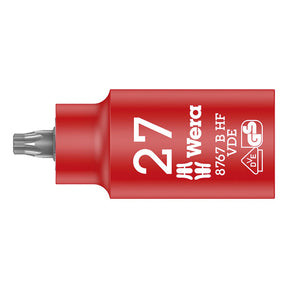 Wera HF Torx bit socket, insulated, size TX27 WORKSHOP MISC Wera