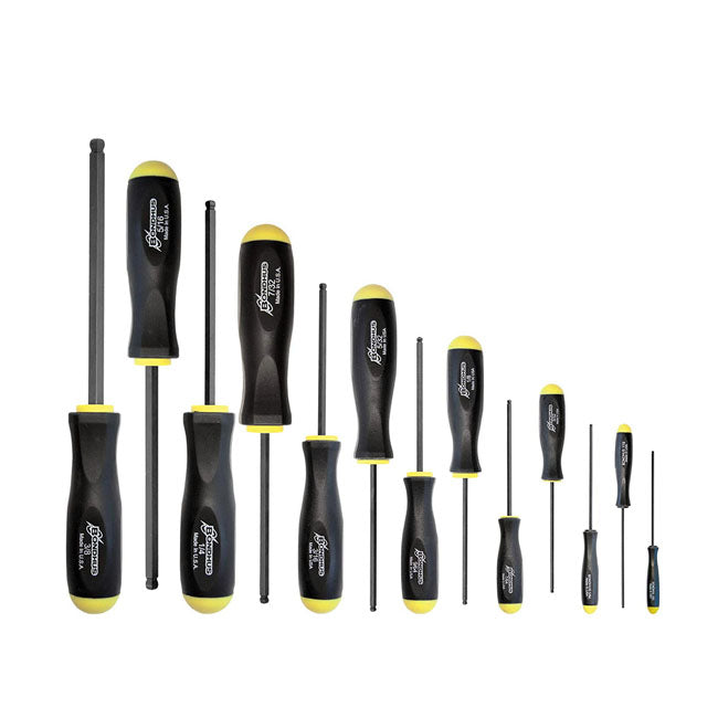 Bondhus, Hex ball-end allen screwdriver set US sizes Tools Bondhus