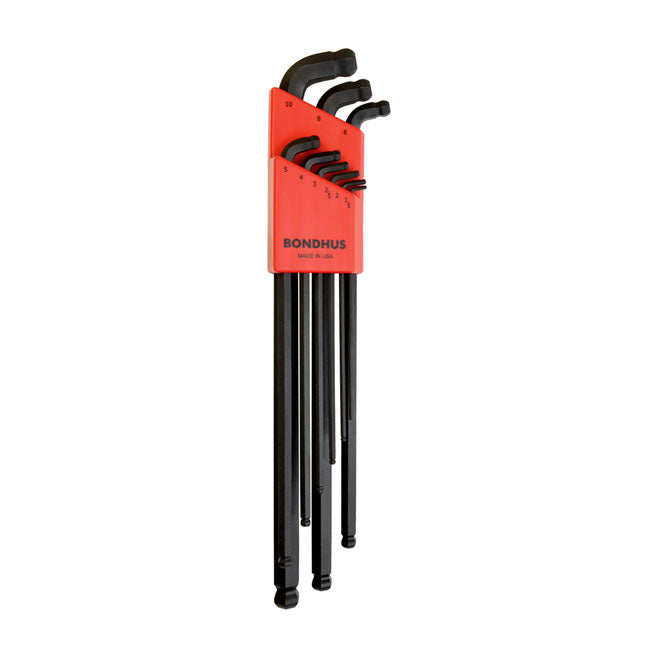 Bondhus, Stubby allen head / ball-end wrench set, Metric Tools Bondhus