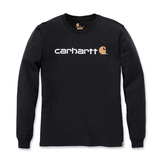 Carhartt Logo Graphic Long Sleeve, Black T-Shirt Carhartt