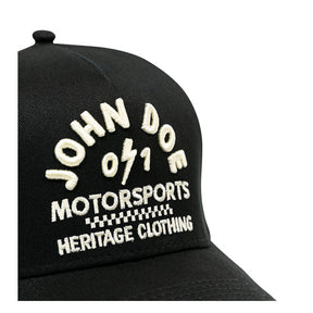 John Doe Black /White cap CAPS John Doe