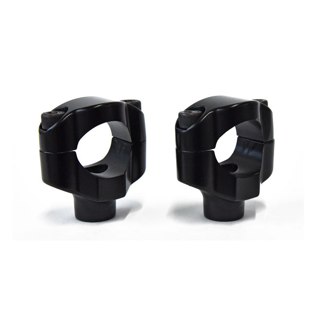 Beach & Mini Ape Risers. 1 5/8" Rise. 1 1/4". Black Risers Mcs