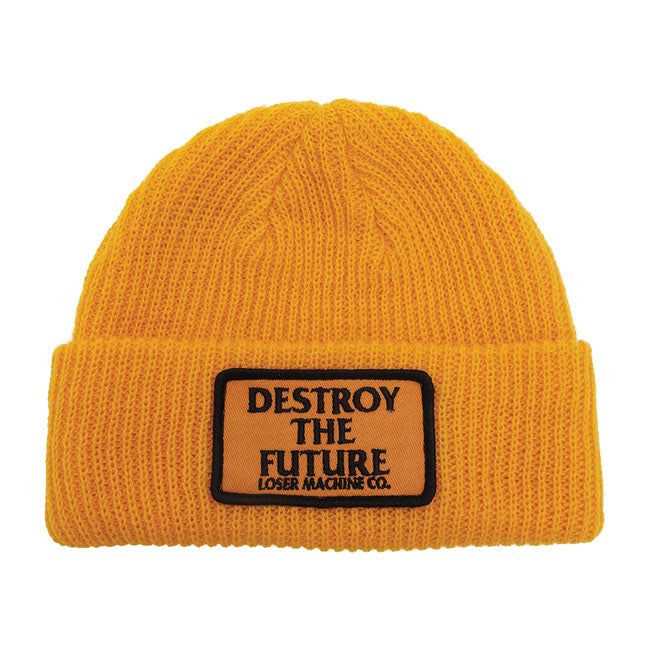 Loser Machine Token Beanie Gold Beanie Loser Machine Company