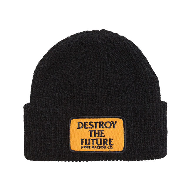 Loser Machine Token Beanie Black Beanie Loser Machine Company