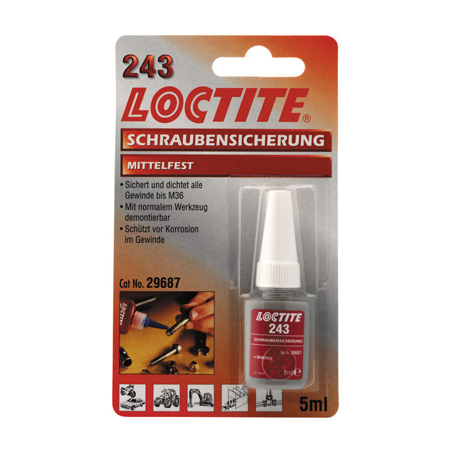 Loctite 243 blue, threadlocker 5cc THREADLOCKERS Loctite