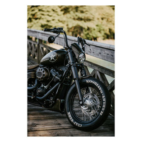 Cult-Werk, headlamp mask Custom. Gloss black HEADLAMP MASK KITS Cult Werk