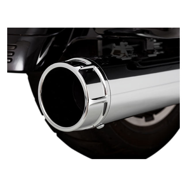 Vance & Hines Slip-On Torque 450, Chrome - 17-24 Touring Exhaust Slip-Ons And Mufflers Vance & Hines
