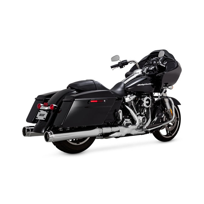 Vance & Hines Slip-On Torque 450, Chrome - 17-24 Touring Exhaust Slip-Ons And Mufflers Vance & Hines