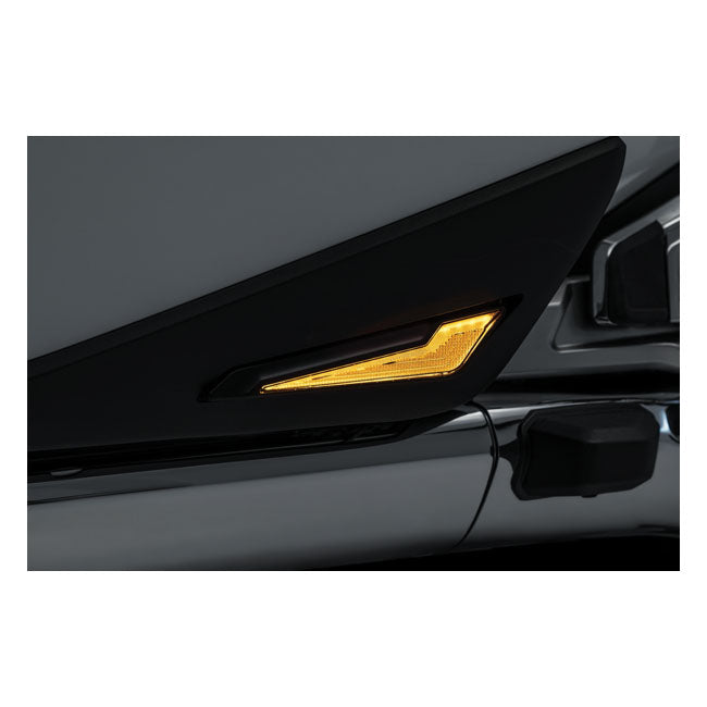 Kuryakyn, Omni LED side saddlebag inserts, satin black SADDLEBAGS TRIMS Kuryakyn