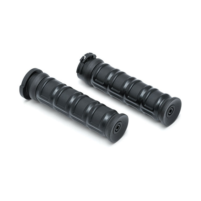 Kuryakyn, Dillinger grips. Satin black GRIPS Kuryakyn