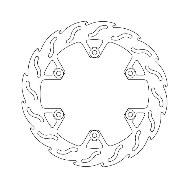 Moto-Master Flame series fixed brake rotor BRAKE ROTORS Moto Master