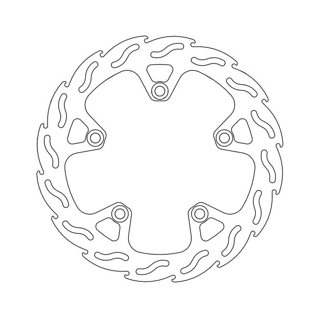 Moto-Master Flame series fixed brake rotor BRAKE ROTORS Moto Master