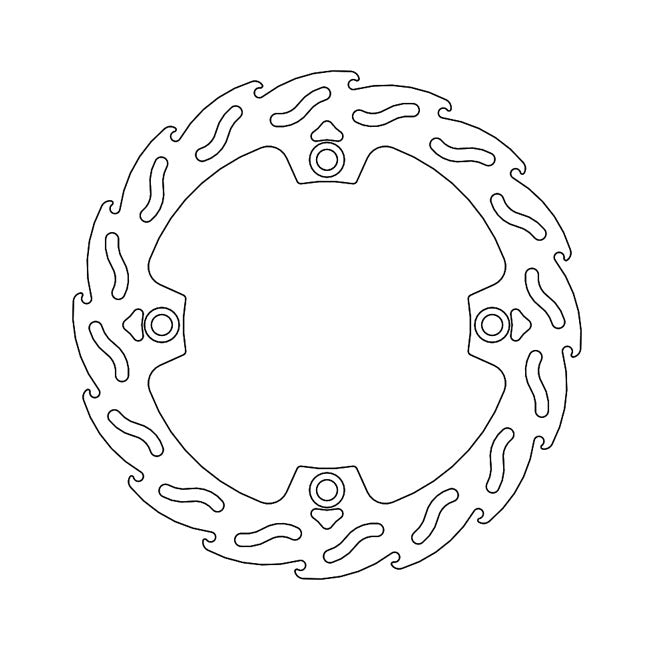 Moto-Master Flame series fixed brake rotor BRAKE ROTORS Moto Master