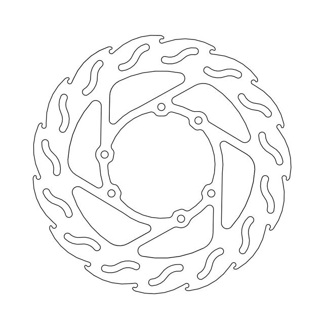 Moto-Master Flame series fixed brake rotor BRAKE ROTORS Moto Master