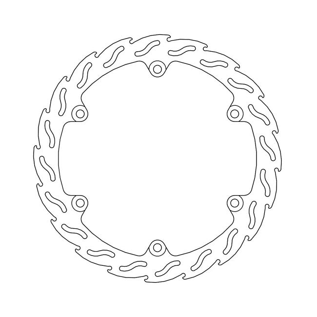 *6 DAYS EXTRA TRANSIT TIME* Moto-Master Flame series fixed brake rotor BRAKE ROTORS Moto Master