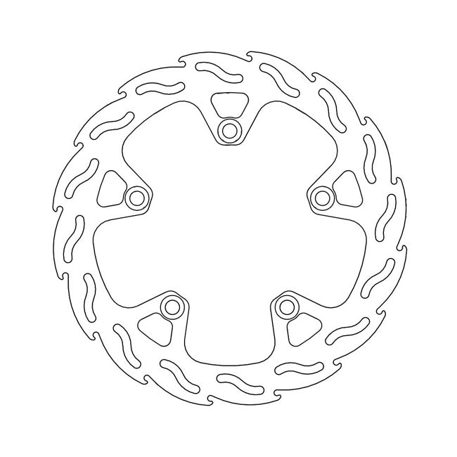 Moto-Master Flame series fixed brake rotor BRAKE ROTORS Moto Master