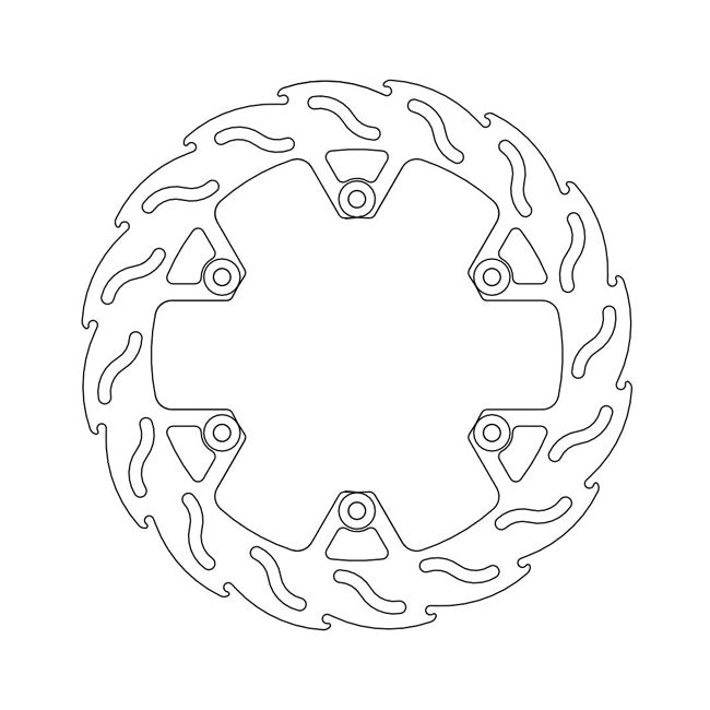 Moto-Master Flame series fixed brake rotor BRAKE ROTORS Moto Master