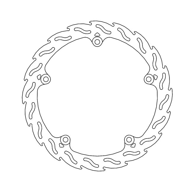 Moto-Master Flame series fixed brake rotor BRAKE ROTORS Moto Master