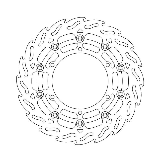 Moto-Master Flame series floating brake rotor BRAKE ROTORS Moto Master