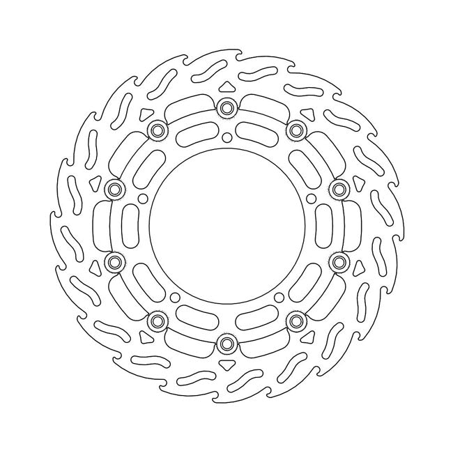 Moto-Master Flame series floating brake rotor BRAKE ROTORS Moto Master