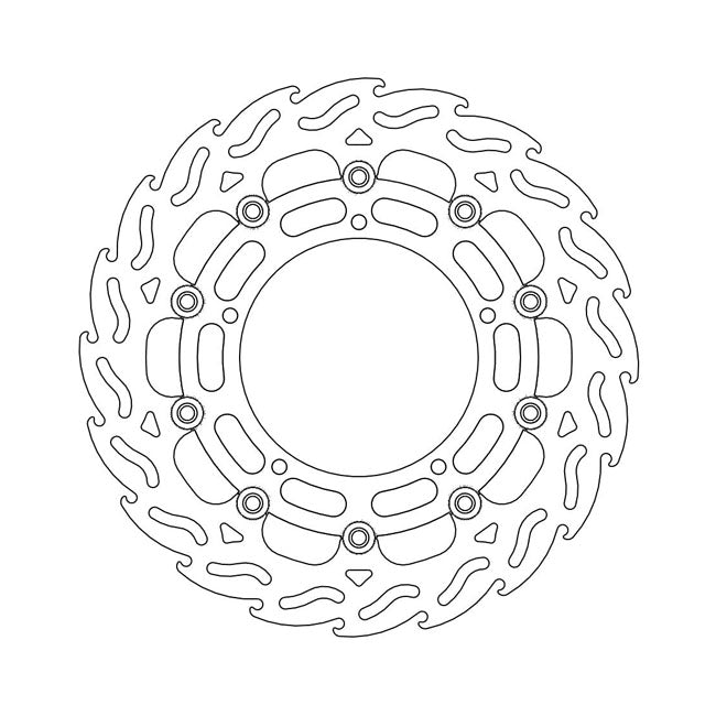 *6 DAYS EXTRA TRANSIT TIME* Moto-Master Flame series floating brake rotor BRAKE ROTORS Moto Master