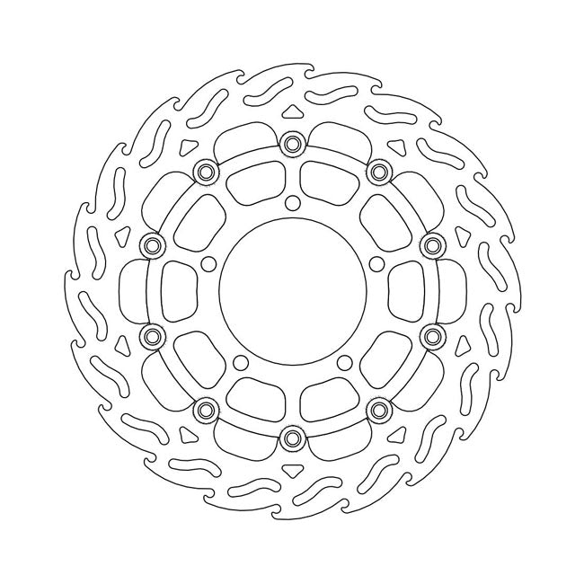 *6 DAYS EXTRA TRANSIT TIME* Moto-Master Flame series floating brake rotor BRAKE ROTORS Moto Master