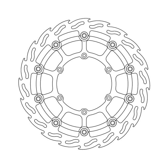 Moto-Master Flame series floating brake rotor BRAKE ROTORS Moto Master