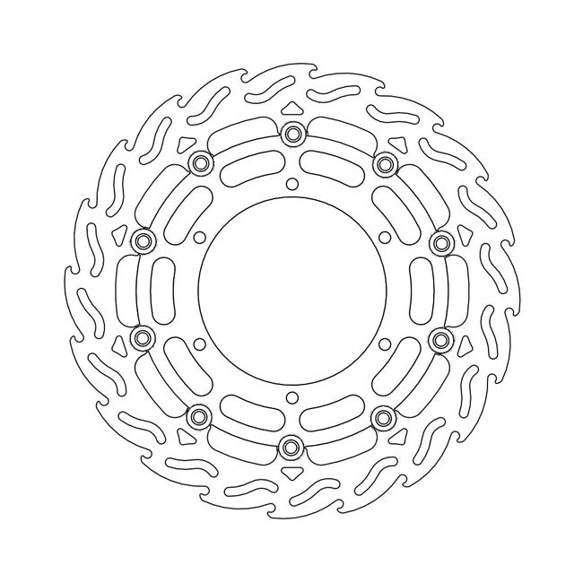 Moto-Master Flame series floating brake rotor BRAKE ROTORS Moto Master