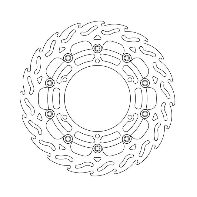Moto-Master Flame series floating brake rotor BRAKE ROTORS Moto Master
