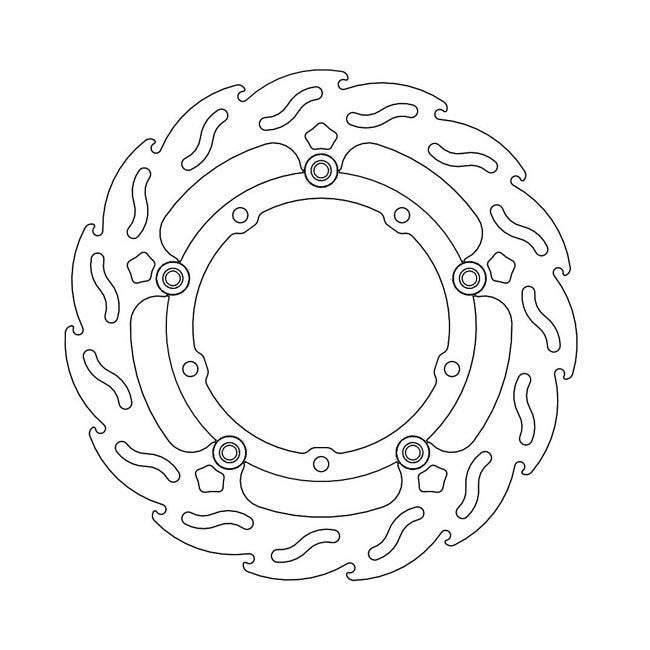 Moto-Master Flame series floating brake rotor BRAKE ROTORS Moto Master