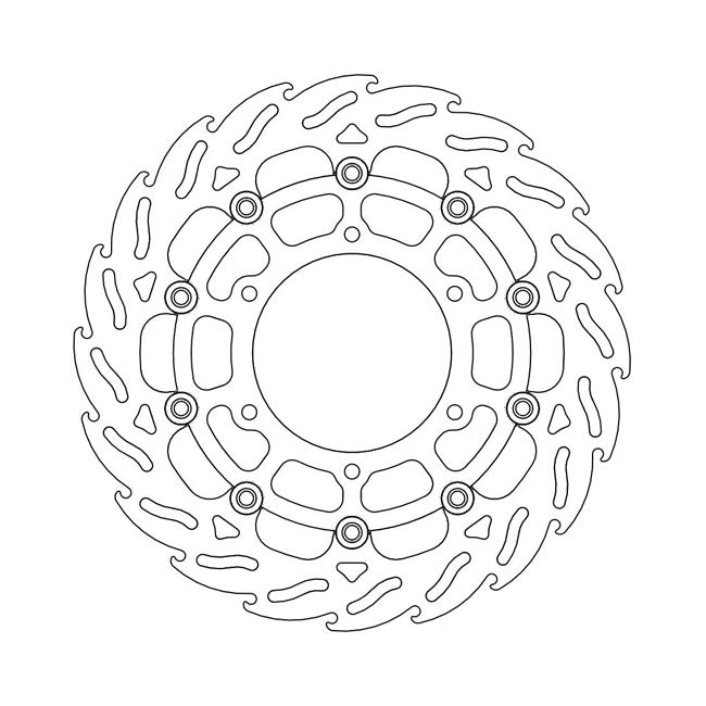 Moto-Master Flame series floating brake rotor BRAKE ROTORS Moto Master