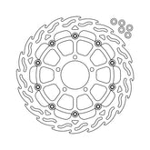 Moto-Master Flame series floating brake rotor BRAKE ROTORS Moto Master