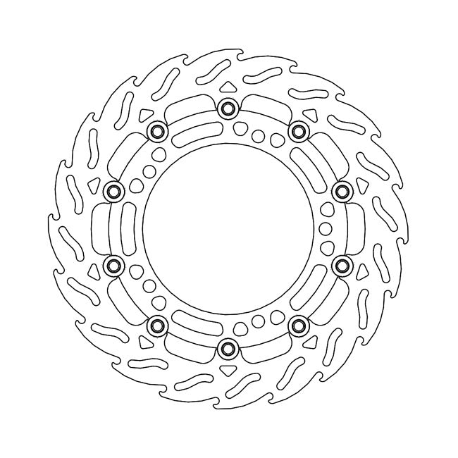 Moto-Master Flame series floating brake rotor BRAKE ROTORS Moto Master