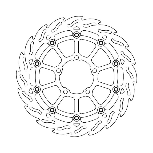 *6 DAYS EXTRA TRANSIT TIME* Moto-Master Flame series floating brake rotor BRAKE ROTORS Moto Master