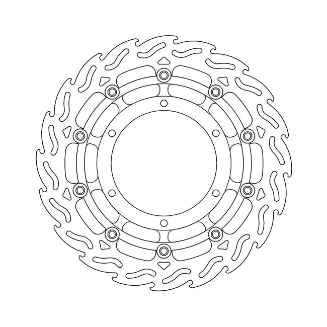 Moto-Master Flame series floating brake rotor BRAKE ROTORS Moto Master