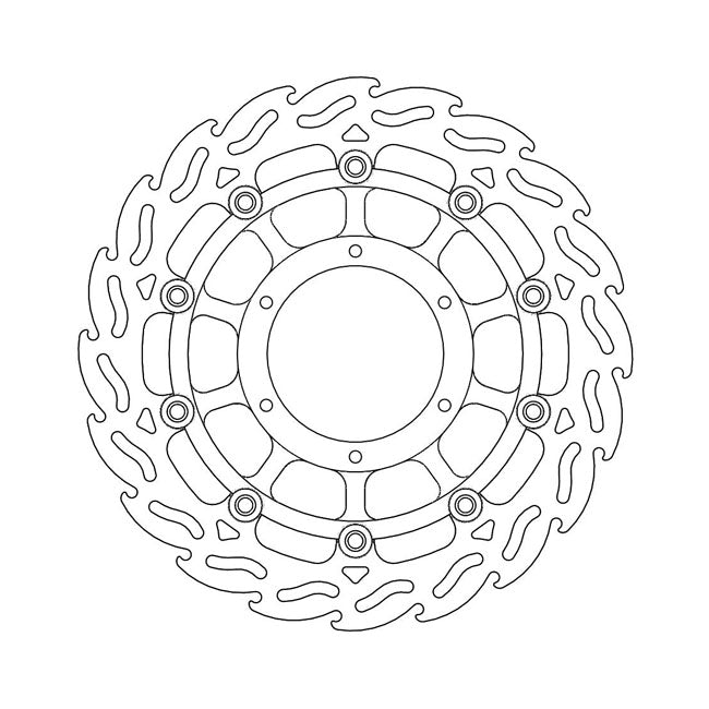 Moto-Master Flame series floating brake rotor BRAKE ROTORS Moto Master
