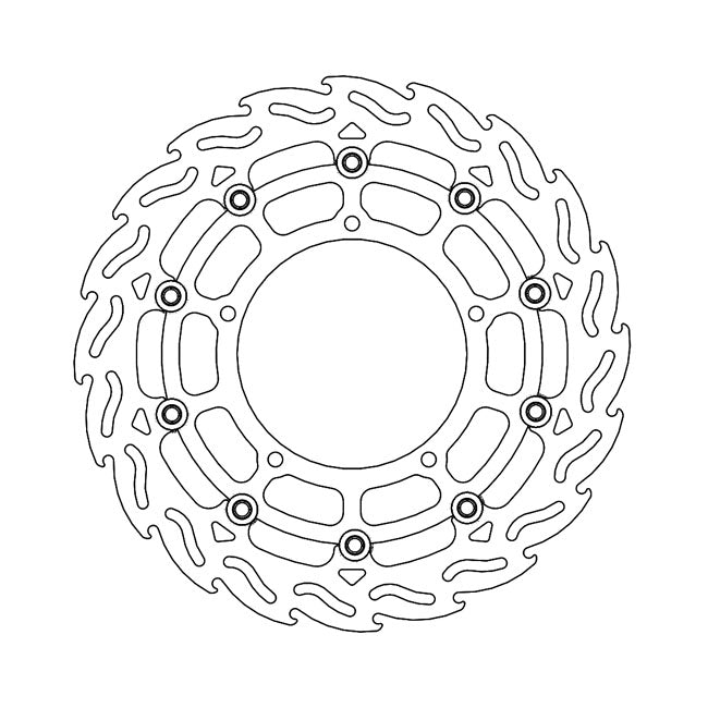 Moto-Master Flame series floating brake rotor BRAKE ROTORS Moto Master