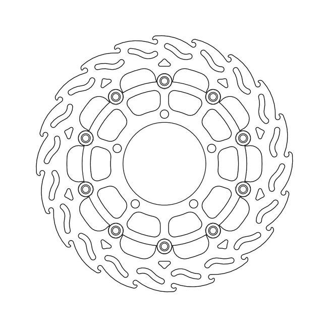 *6 DAYS EXTRA TRANSIT TIME* Moto-Master Flame series floating brake rotor BRAKE ROTORS Moto Master