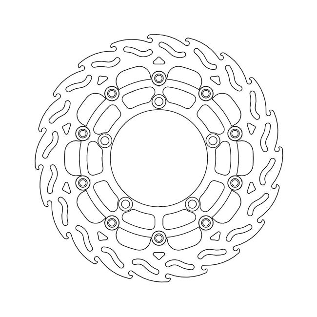 Moto-Master Flame series floating brake rotor BRAKE ROTORS Moto Master
