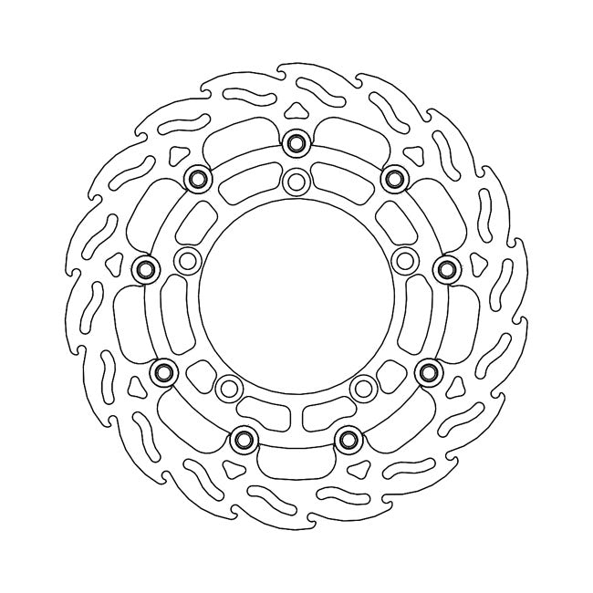 Moto-Master Flame series floating brake rotor BRAKE ROTORS Moto Master