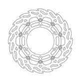 Moto-Master Flame series floating brake rotor BRAKE ROTORS Moto Master