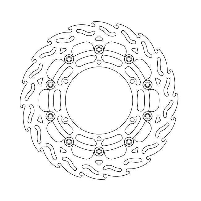 Moto-Master Flame series floating brake rotor BRAKE ROTORS Moto Master